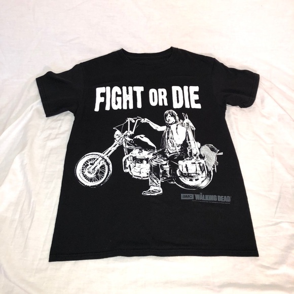 The Walking Dead Other - The Walking Dead Fight or Die Graphic Shirt Sz XS
